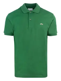 Lacoste: Зелёное поло 