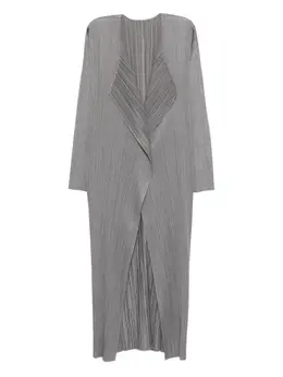 Pleats Please Issey Miyake: Пальто с запахом 