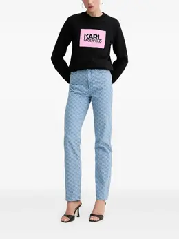 Karl Lagerfeld: Чёрный свитшот 
