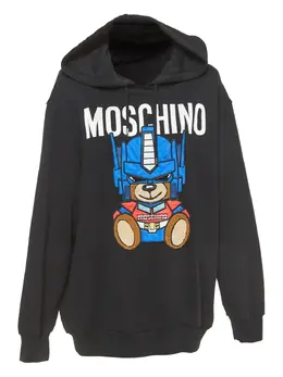 Moschino Pre-Owned: Чёрная толстовка 
