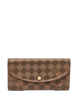 Louis Vuitton Pre-Owned: Коричневый кошелёк 