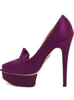 Charlotte Olympia: Фиолетовые туфли 
