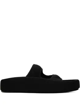 MM6 Maison Margiela: Чёрные сандалии 