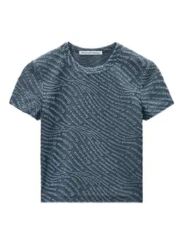 Alexander Wang: Топ с коротким рукавом 