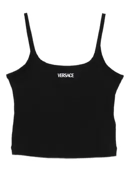 Versace: Чёрный топ 
