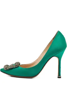 Manolo Blahnik: Зелёные туфли 