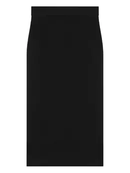 Saint Laurent: Юбка из шерсти 