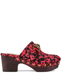Kurt Geiger London: Красные сабо 