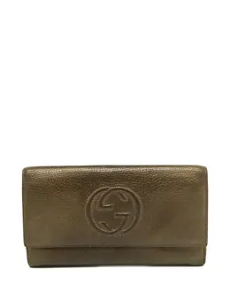 Gucci Pre-Owned: Коричневый кошелёк 