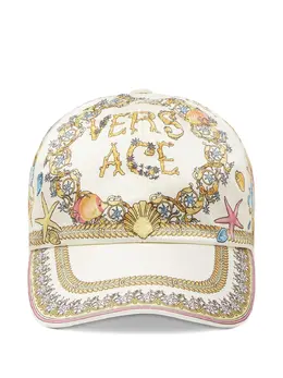 Versace: Бежевая кепка  Barocco