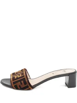 Fendi Pre-Owned: Коричневые сандалии 