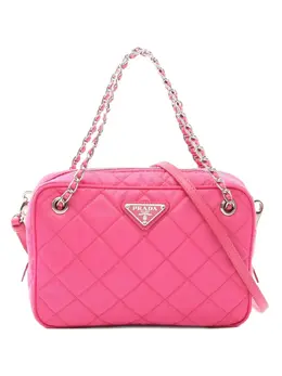 Prada Pre-Owned: Розовая сумка 