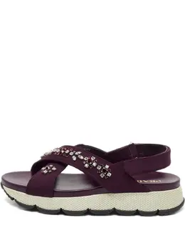 Prada Pre-Owned: Фиолетовые сандалии 