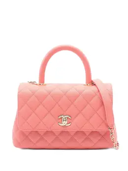 CHANEL Pre-Owned: Розовая сумка 