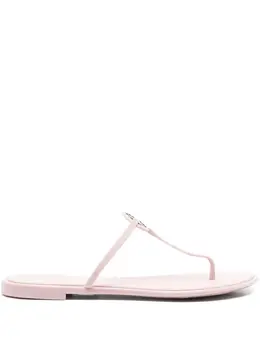 Tory Burch: Светлые шлёпанцы  Mini Miller