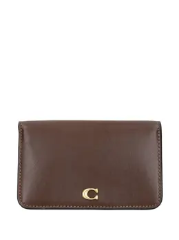 Coach: Коричневый кошелёк 