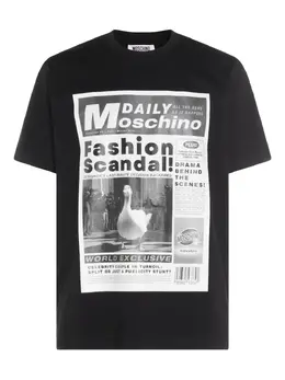Moschino: Футболка с принтом 