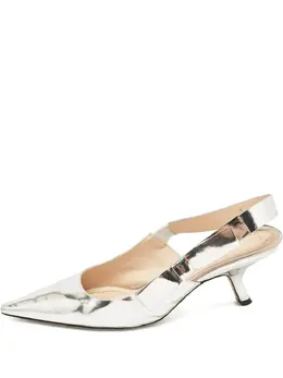 Christian Dior Pre-Owned: Серебристые туфли 