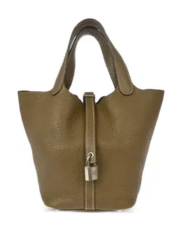 Hermès Pre-Owned: Серебристая сумка 