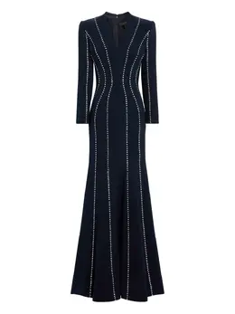 Jenny Packham: Платье с v-образным вырезом 
