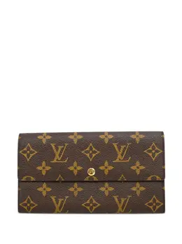 Louis Vuitton Pre-Owned: Коричневый кошелёк 