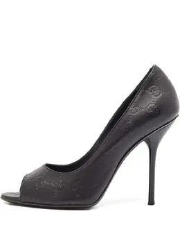 Gucci Pre-Owned: Чёрные босоножки 