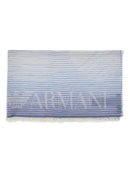 Emporio Armani: Голубой шарф 