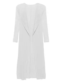 Pleats Please Issey Miyake: Пальто с длинным рукавом 