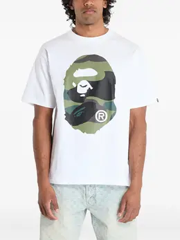 A BATHING APE®: Белая футболка 