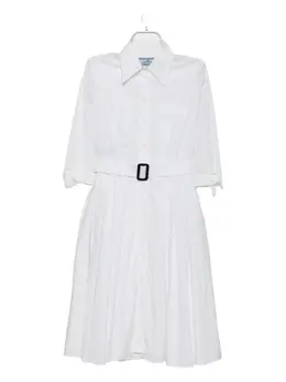 Prada Pre-Owned: Плиссированная рубашка 