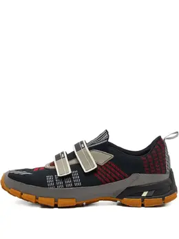 Prada Pre-Owned: Чёрные кроссовки 