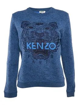 Kenzo Pre-Owned: Голубой свитер 