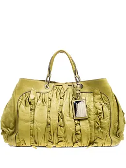 Dolce & Gabbana Pre-Owned: Зелёная сумка-шоппер 