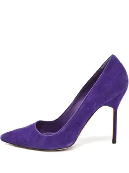 Manolo Blahnik: Фиолетовые туфли 