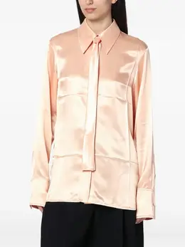 Jil Sander: Атласная рубашка 
