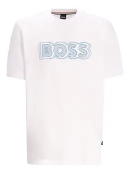 BOSS: Футболка с принтом 