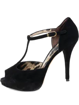 Dolce & Gabbana Pre-Owned: Чёрные сандалии 