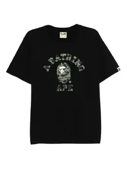A BATHING APE®: Чёрная футболка 