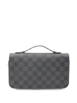Louis Vuitton Pre-Owned: Чёрный кошелёк 