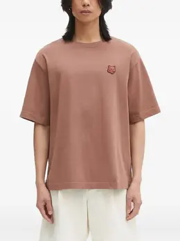 Maison Kitsuné: Розовая футболка 