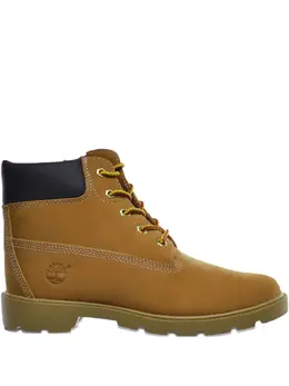 Timberland: Светлые ботинки 