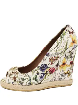 Gucci Pre-Owned: Светлые мокасины 