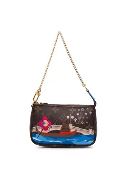 Louis Vuitton Pre-Owned: Коричневая сумка 