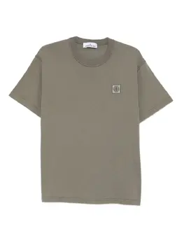 Stone Island: Хлопковая футболка  Compass