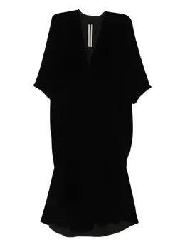 Rick Owens: Платье с v-образным вырезом 