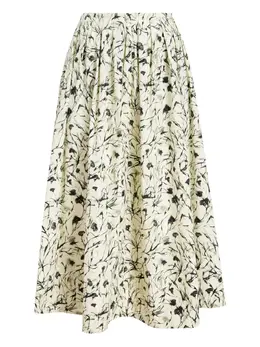 Proenza Schouler White Label: Юбка с растительным принтом 