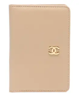 CHANEL Pre-Owned: Бежевый картхолдер 
