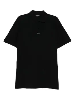 Balenciaga Pre-Owned: Чёрное поло 