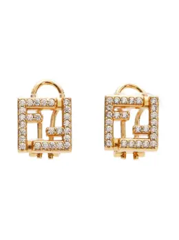Fendi Pre-Owned: Серьги 