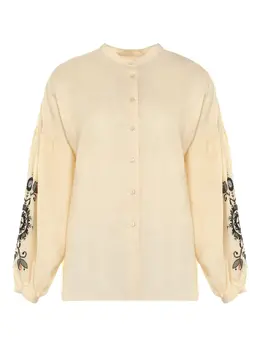 Weekend Max Mara: Блуза с воротником-стойкой 